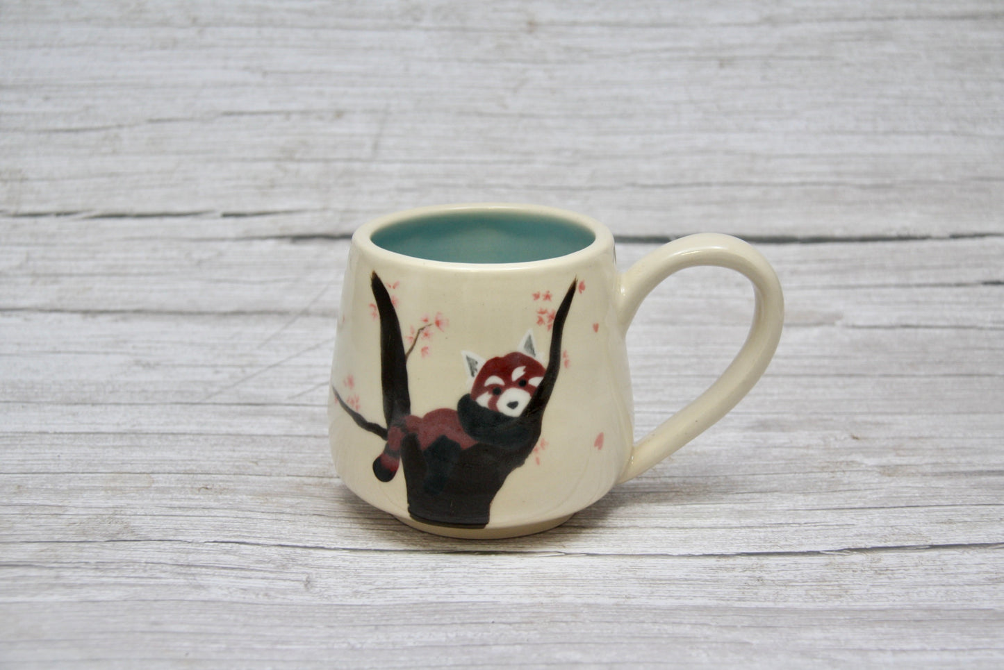 DISCOUNTED Red Panda Cherry Blossom Mug - 15 oz