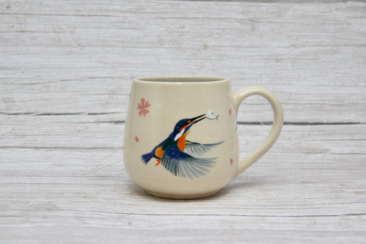 Kingfisher Cherry Blossom Large Mug - 17 oz