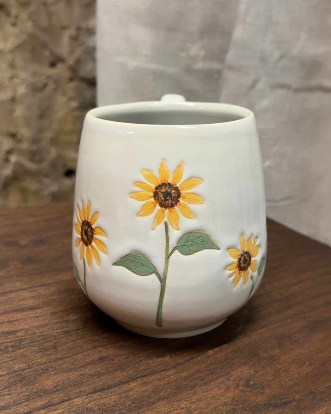 Sunflower Fields Large Mug - 17 oz