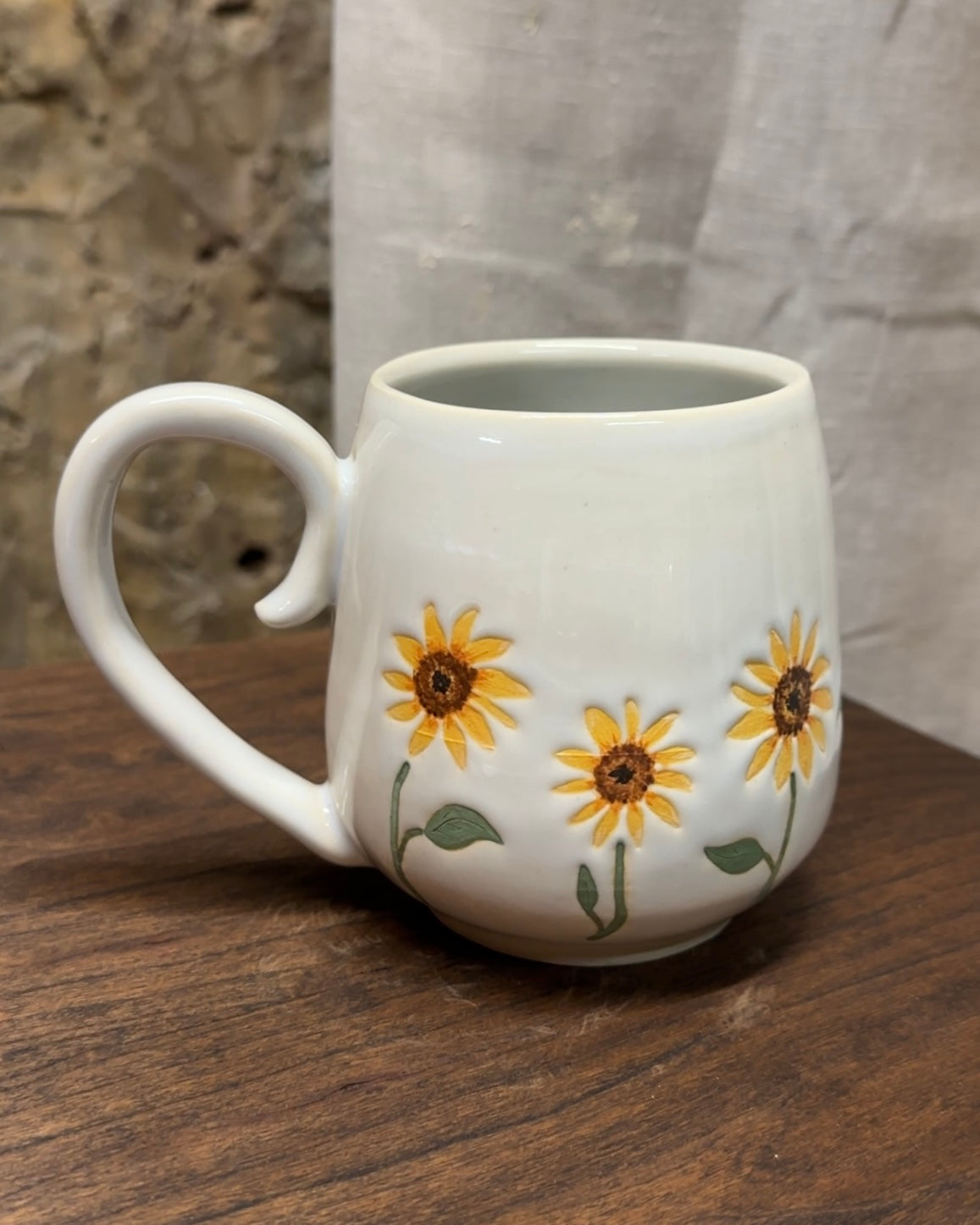 Sunflower Fields Large Mug - 17 oz