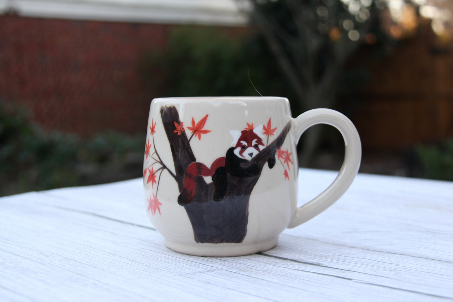 A Red Panda Autumn Collection Mug