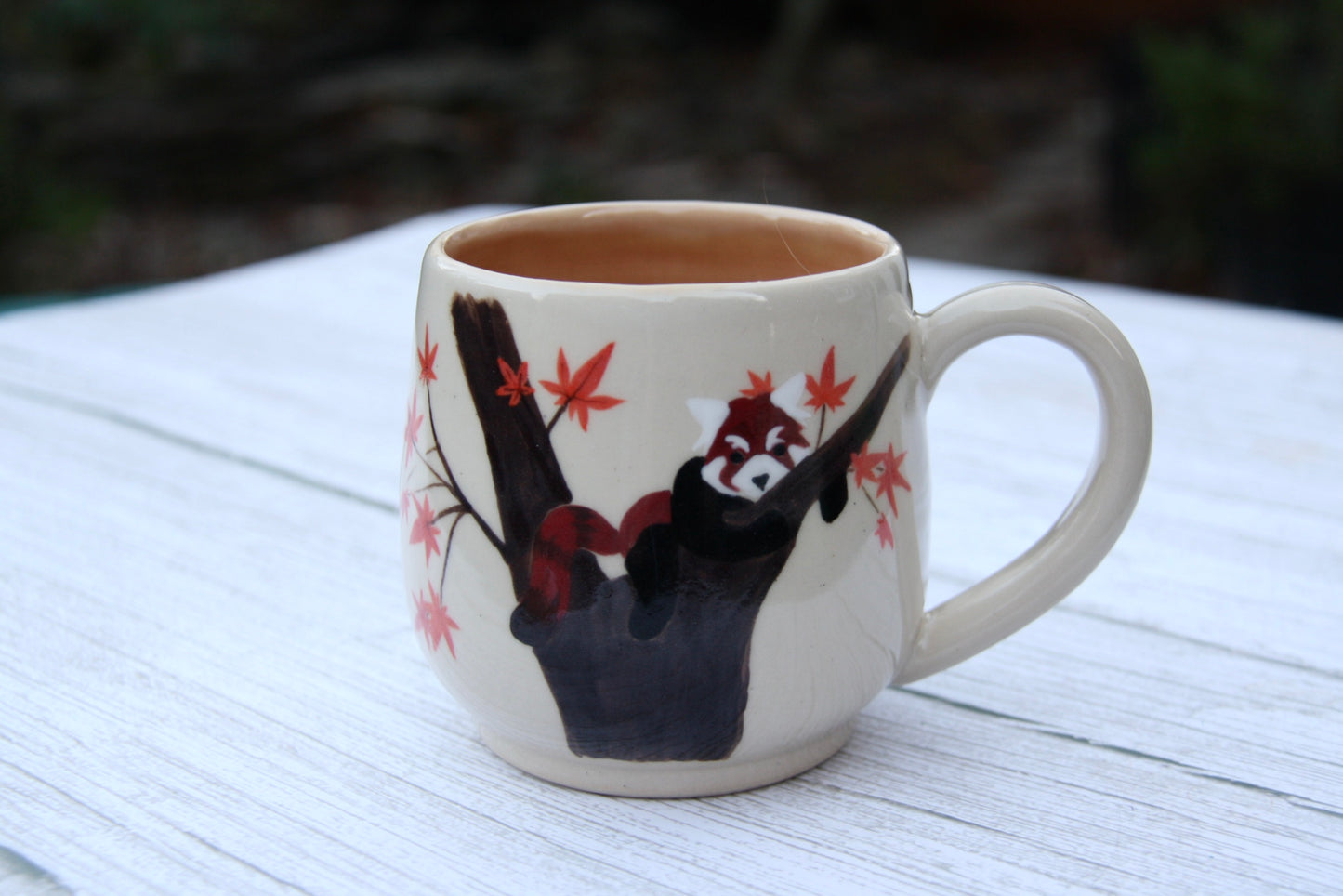 A Red Panda Autumn Collection Mug