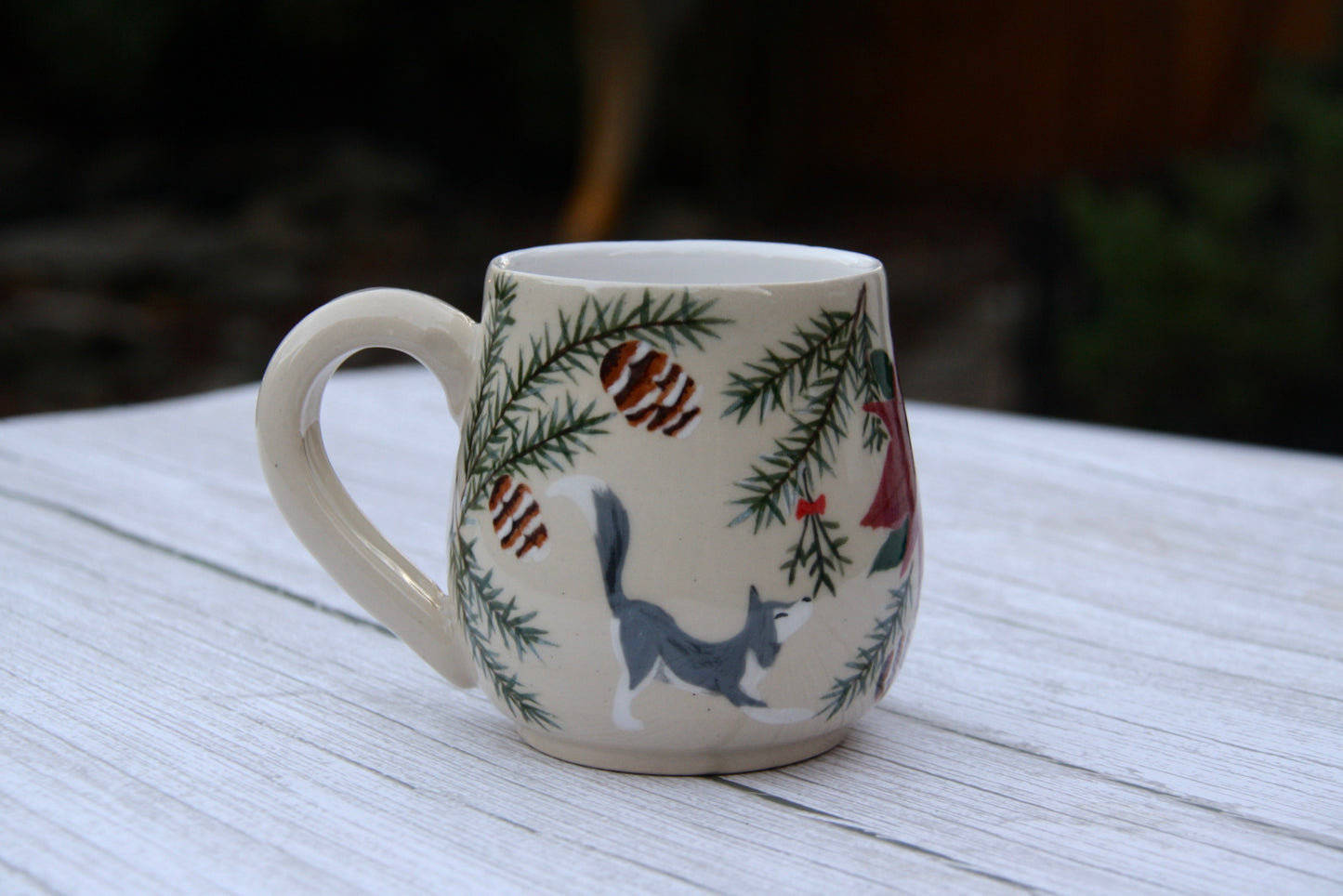 A Happy Winter Husky Collection Mug